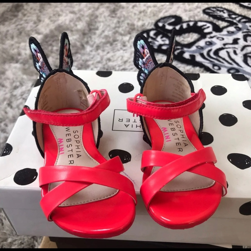 Sophia Webster toddler chiara embroidery sandal